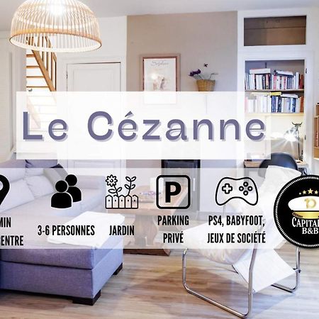 Le Cezanne - Jardin - Parking - Babyfoot - Centre-Ville Troyes Kültér fotó