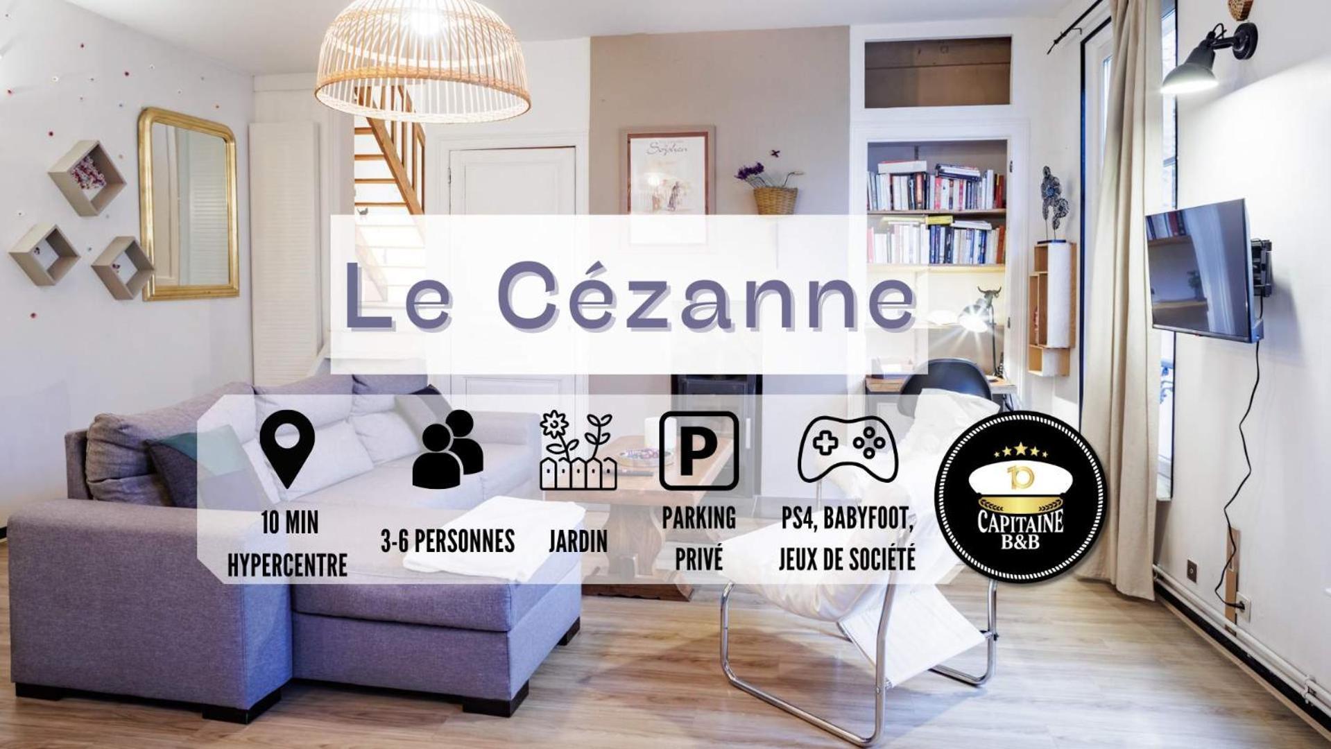 Le Cezanne - Jardin - Parking - Babyfoot - Centre-Ville Troyes Kültér fotó